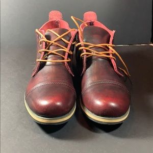 Fashion boots! Real leather. Brogans.